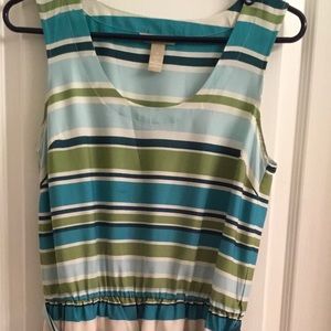 Beautiful striped dressing